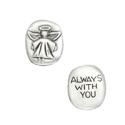 Always With You - Angel Pocket Pewter Token